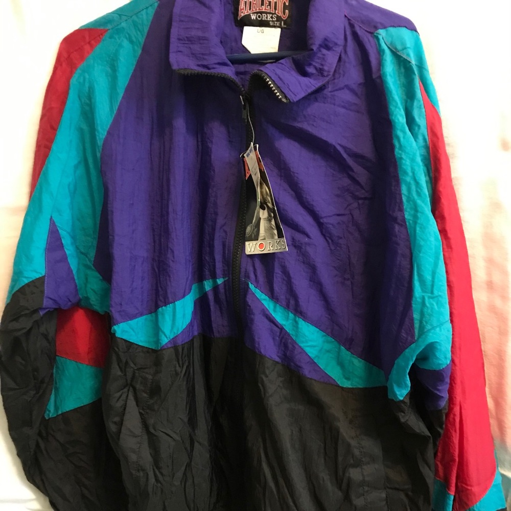 Athletic works windbreaker size large